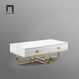  Bàn trà hình hộp chữ nhật mặt ván gỗ BSF65 Tokon 1m1 x 55 