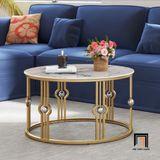  Bàn sofa mặt đá 60 cao cấp khung chân sắt BSF64 Elgin giá rẻ 