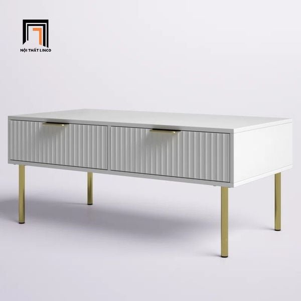 bàn sofa phòng khách ván gỗ trắng