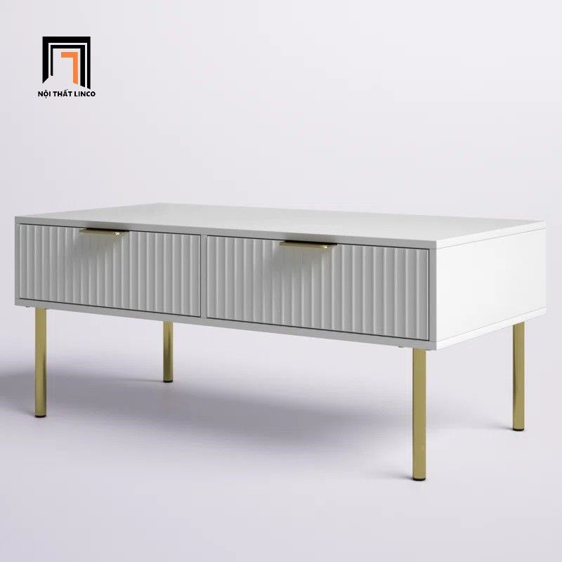  Bàn sofa phòng khách ván gỗ trắng BSF97 Bargem 1m x 50 giá rẻ 