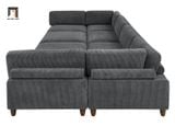  Bộ ghế sofa chữ U phòng khách hiện đại UT31 Duroy 3m4 vải nỉ 