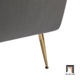  Ghế sofa đơn sang trọng DT4 Toulouse vải nhung cho shop tiệm 