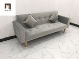  Bộ ghế sofa giá rẻ thông minh BTV 2m xám tro vải nhung 