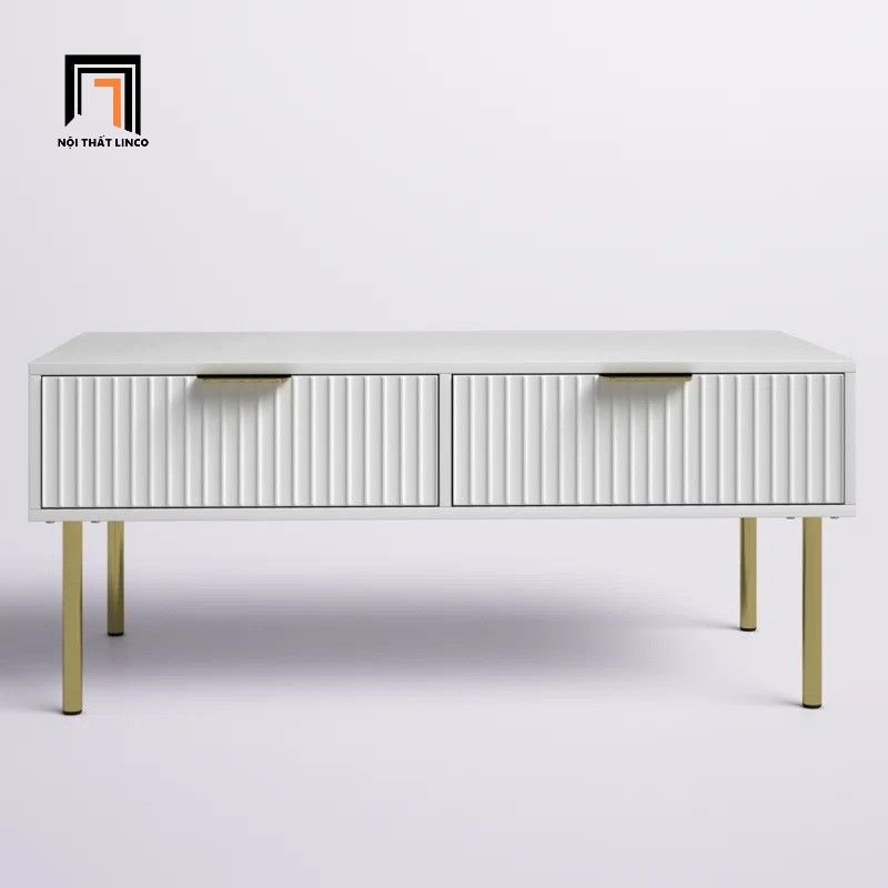 Bàn sofa phòng khách ván gỗ trắng BSF97 Bargem 1m x 50 giá rẻ 
