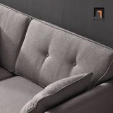  Sofa băng hiện đại BT62 Dropy dài 1m9 màu xám lông chuột 