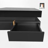  Bàn sofa phòng khách hiện đại màu đen BSF96 Nataka vuông 80 