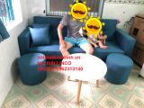  Bộ ghế sofa văng dài BTV dài 2m bật nằm xanh dương 