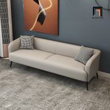  Ghế sofa băng da giả màu carrot giá rẻ BT293 Sorum dài 2m05 