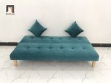  Bộ ghế sofa giường phòng khách GBL1 xanh lá cây vải nhung 1m7 