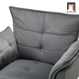  Ghế sofa đơn sang trọng DT4 Toulouse vải nhung cho shop tiệm 