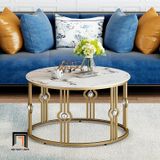  Bàn sofa mặt đá 60 cao cấp khung chân sắt BSF64 Elgin giá rẻ 