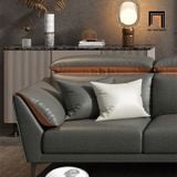  Bộ ghế sofa góc L gật gù GT212 Khalaf 3m x 1m6 da công nghiệp 