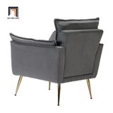  Ghế sofa đơn sang trọng DT4 Toulouse vải nhung cho shop tiệm 