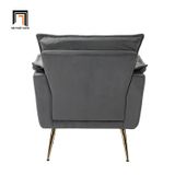  Ghế sofa đơn sang trọng DT4 Toulouse vải nhung cho shop tiệm 