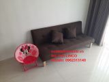  Bộ ghế sofa giường mini nâu đậm dài 1m72 cho phòng trọ 