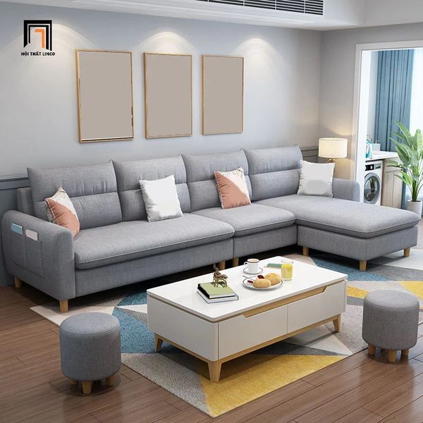 bộ ghế sofa góc chữ l 2m8 x 1m5