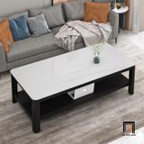  Bàn trà gia đình đá chữ nhật xám BSF12 Cofinn 1m x 50 giá rẻ 