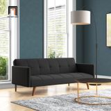  Ghế sofa bed giường nằm màu đen vải bố GB58 Hardin 2m giá rẻ 