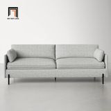 Ghế sofa băng xám trắng BT53 Moab dài 2m1 căn hộ chung cư 
