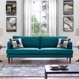  Ghế sofa băng nhỏ gọn BT102 Teal 1m9 vải nỉ cho chung cư 