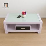  Bàn sofa phòng khách nhỏ giá rẻ BTPK81 Sherman 1m x 50 trắng 