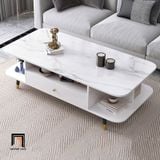  Bàn sofa gia đình chữ nhật 1m x 50 BSF11 Tray hộc kéo để đồ 
