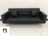  Bộ ghế sofa băng đa năng BTV 2m simili giả da màu đen 