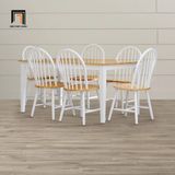  Bộ bàn ăn 6 ghế gỗ xinh xắn 23-KH6-G58-B109 kiểu dáng đẹp 