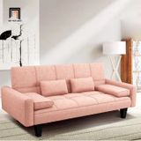  Ghế sofa giường gấp gọn GB59 Sheridan dài 1m9 màu hồng phấn 