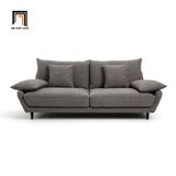  Ghế sofa văng dài 2m BT91 Lanak màu xám lông chuột giá rẻ 