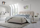  Giường ngủ bọc nệm xinh xắn GN27 Muraka vải nỉ bố giá rẻ 