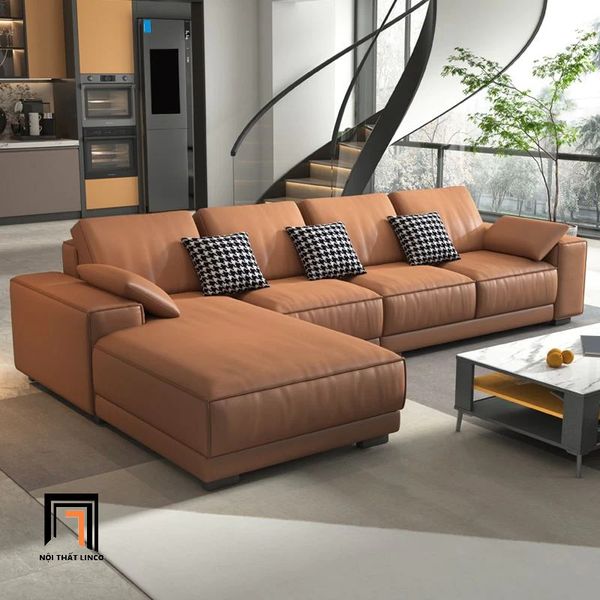 ghế sofa góc L 3m x 1m6 da Pu simili
