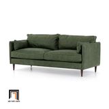  Ghế sofa băng da công nghiệp BT130 Reese 1m9 xanh lá army 