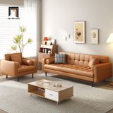  Set 2 ghế sofa văn phòng làm việc KT99 Najac da công nghiệp 