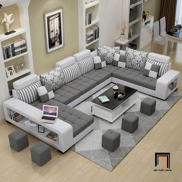 bộ ghế sofa U phòng khách lớn