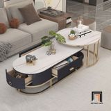  Cặp 2 bàn sofa phòng khách giá rẻ BSF95 Conda diện tích lớn 