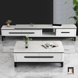  Bàn sofa hình hộp chữ nhật BSF21 Dram 1m x 55 mặt đá đẹp 