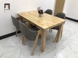  Bộ bàn ghế ăn gỗ giá rẻ 7-KH4-G5-B108-go cho nhà bếp nhỏ 
