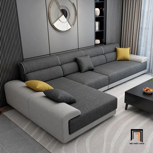 bộ ghế sofa góc chữ C sang trọng