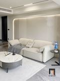  Ghế sofa băng thư giãn BT72 Divano dài 2m4 màu xám trắng 