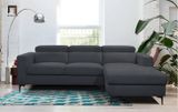  Bộ ghế sofa góc L gật gù GT91 Tashaye 2m4 x 1m7 vải nỉ nhung 