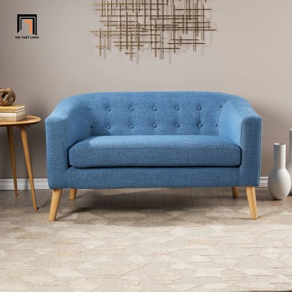 ghế sofa băng nhỏ gọn 1m2 màu cam