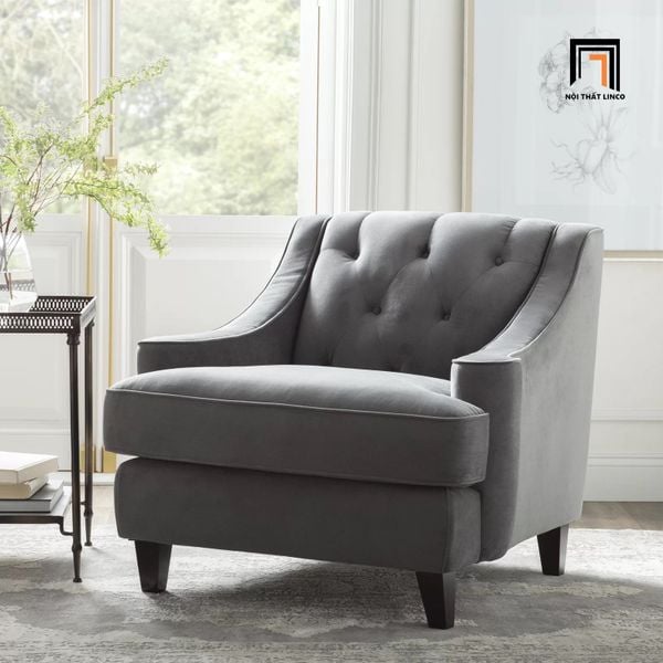 sofa đơn kiểu dáng tân cổ điển