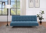  Ghế sofa giường gấp gọn GB91 Sawyer 1m7 xanh dương vải nỉ 