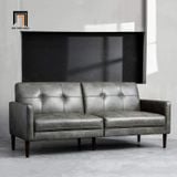  Ghế sofa giường nằm thông minh GB108 Bharati 1m9 da xám đậm 