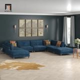  Bộ ghế sofa chữ U phòng khách hiện đại UT31 Duroy 3m4 vải nỉ 