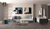  Bộ ghế sofa phòng khách gia đình KT21 Mixco phối màu vải nỉ 