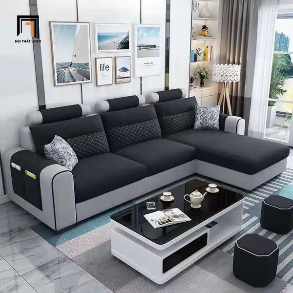 ghế sofa góc L 2m4 x 1m6 sang trọng