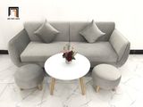  Bộ ghế sofa băng BL11 BB dài 1m9 xám vải nhung đẹp hiện đại 