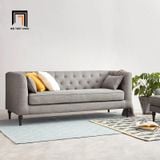  Ghế sofa băng tân cổ điển BT288 Wright dài 2m1 màu xám trắng 